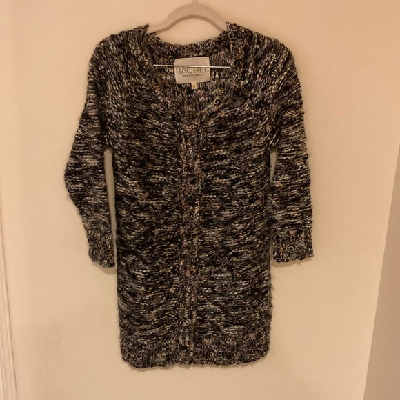 RACHEL Rachel Roy Sweaters - RACHEL Rachel Roy MultiColor Wool/Alpaca Blend Snap Sweater S
